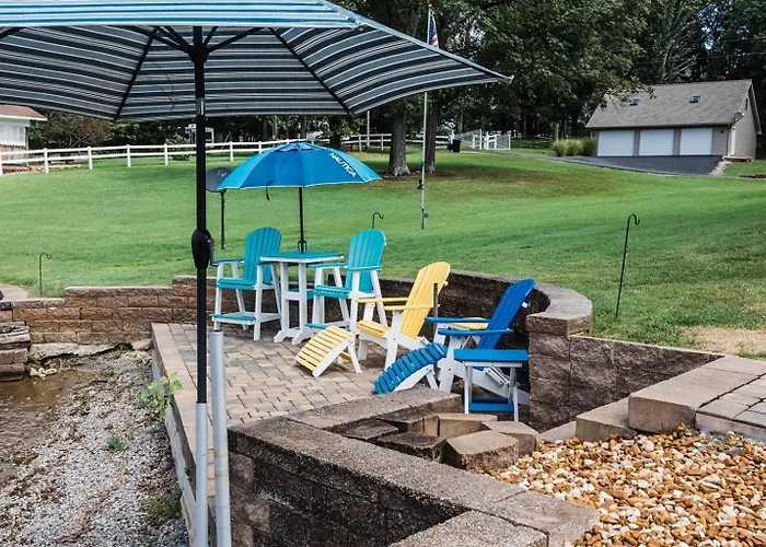 Lakefront 5br Dock, Kayaks, Hot Tub & Marion
